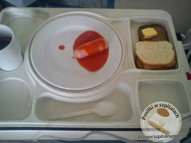 szpitalny posiłek